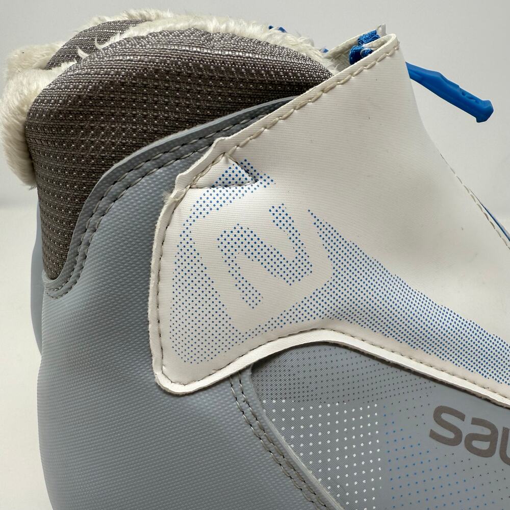 Salomon Siam5 Cross Country Ski Boot Women's 9.5 Grey White Blue - Picture 9 of 16